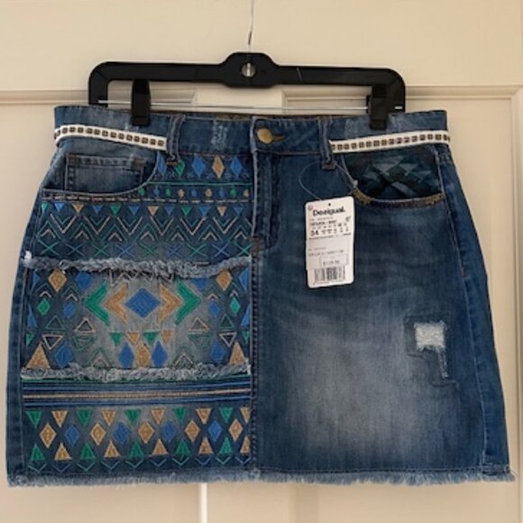 Desigual denim mini skirt MEW - Picture 1 of 13